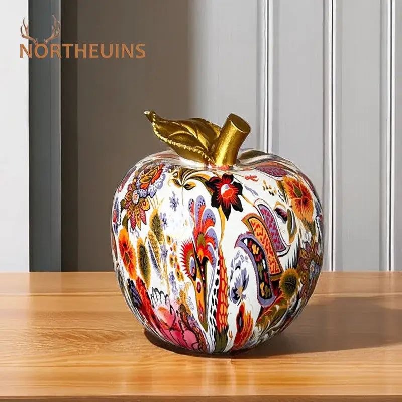 Glossy Resin Apple Figure