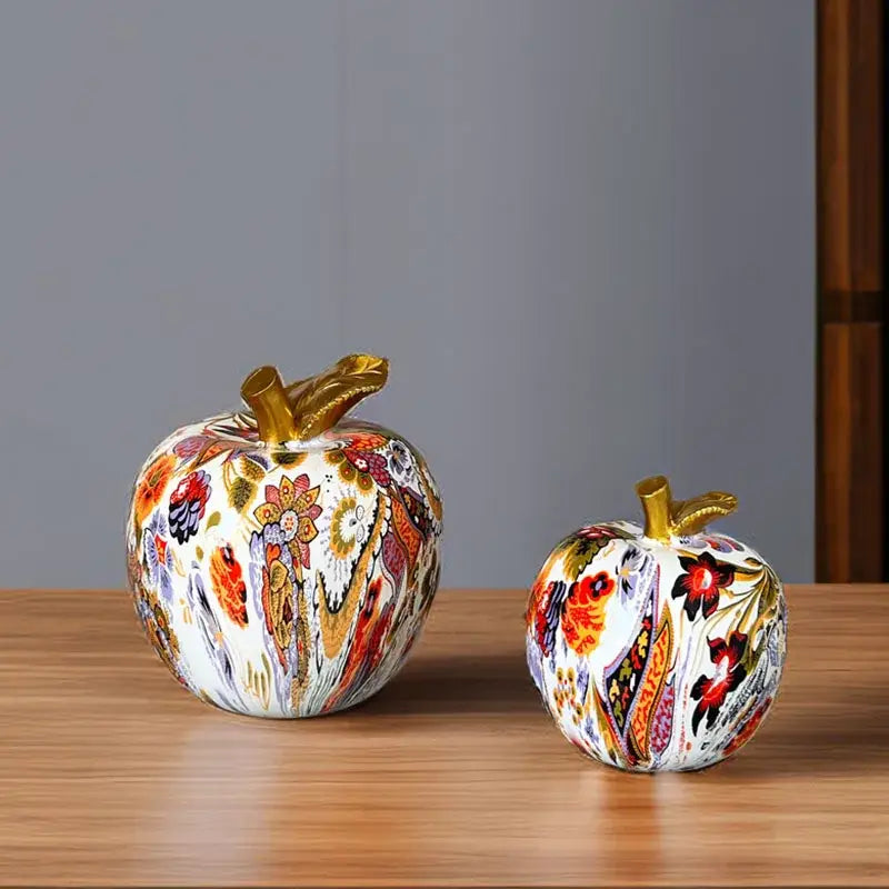Glossy Resin Apple Figure