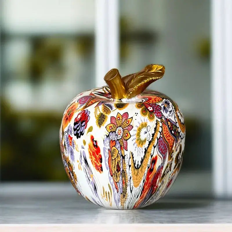 Glossy Resin Apple Figure