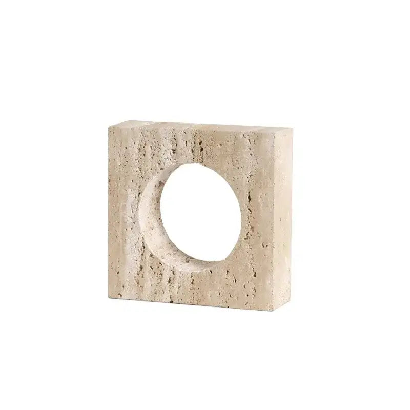 Beige Stone Arch Ornament