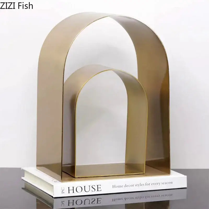 Black Arched Desk Sculpture
