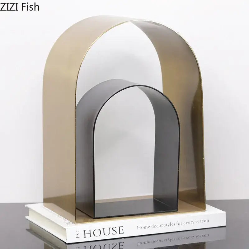 Black Arched Desk Sculpture