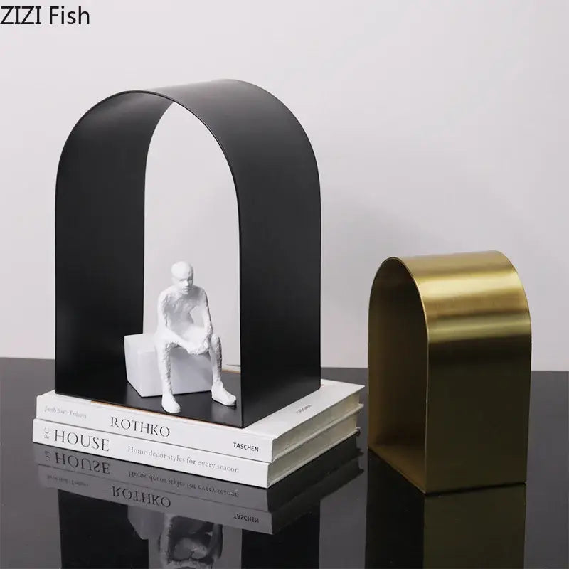 Black Arched Desk Sculpture