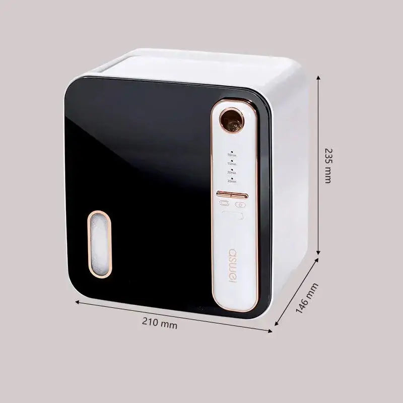 Gray Tissue Box Holder