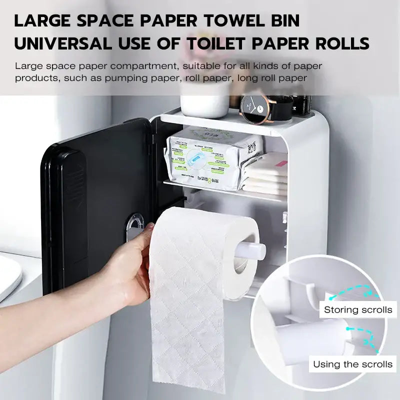 Gray Tissue Box Holder