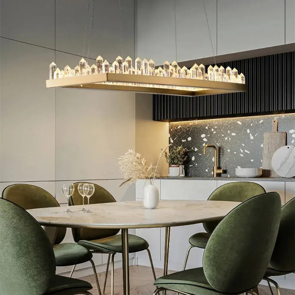 Black Arrow Crystal Chandelier