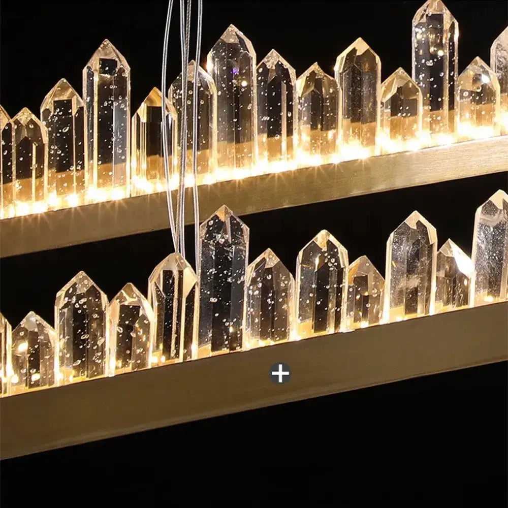 Black Arrow Crystal Chandelier