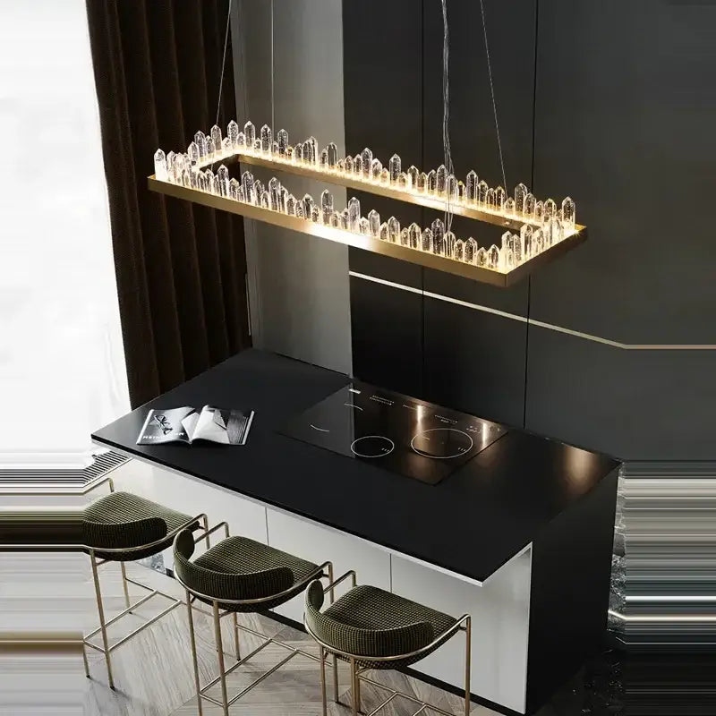 Black Arrow Crystal Chandelier
