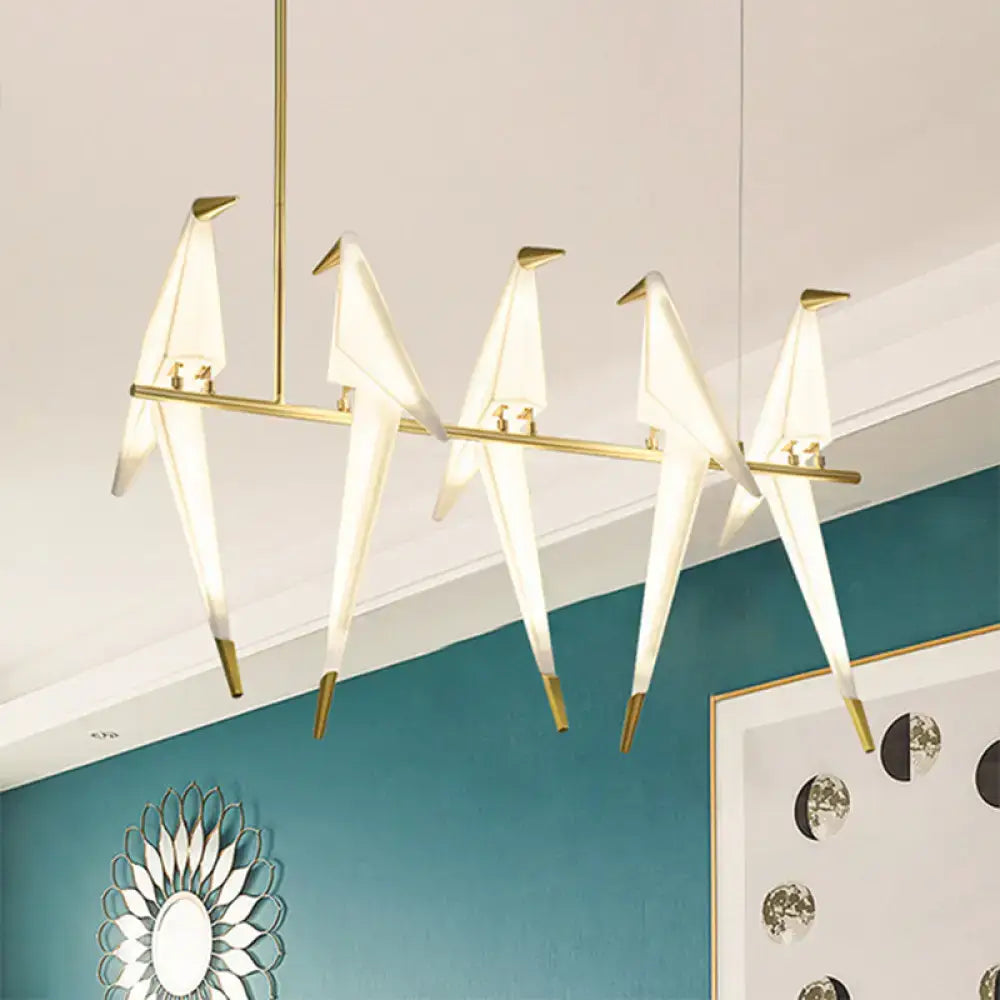 Gold Acrylic Island Light
