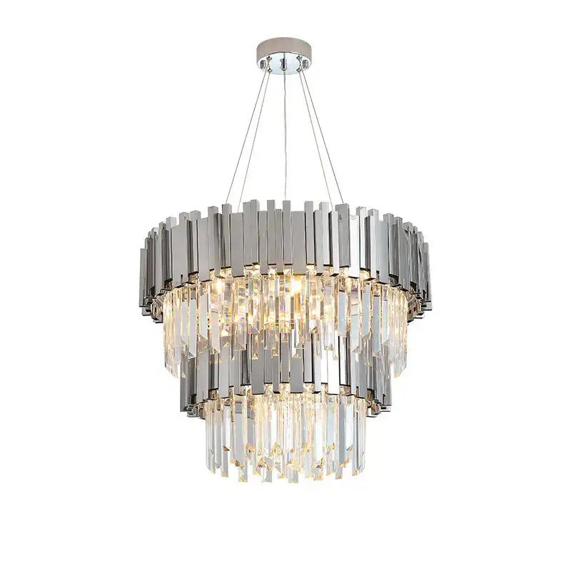 Art Deco Gold Silver Chandelier