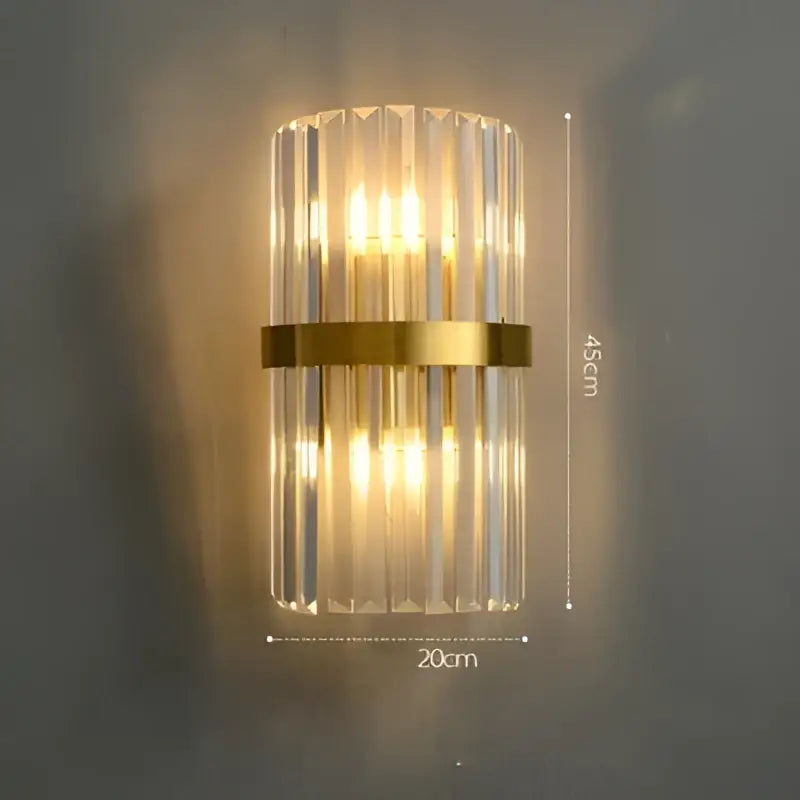 Wall Sconce Art Deco Gold Bedroom Light