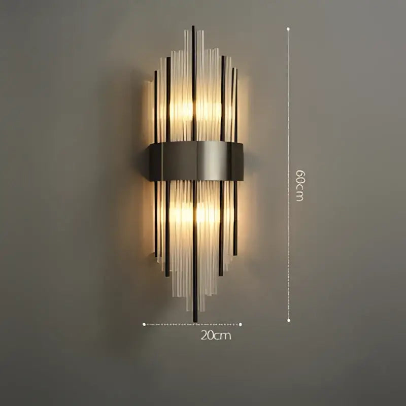 Wall Sconce Art Deco Gold Bedroom Light