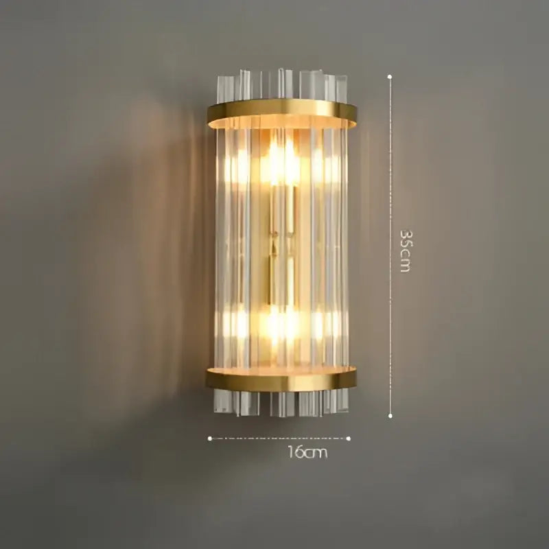 Wall Sconce Art Deco Gold Bedroom Light