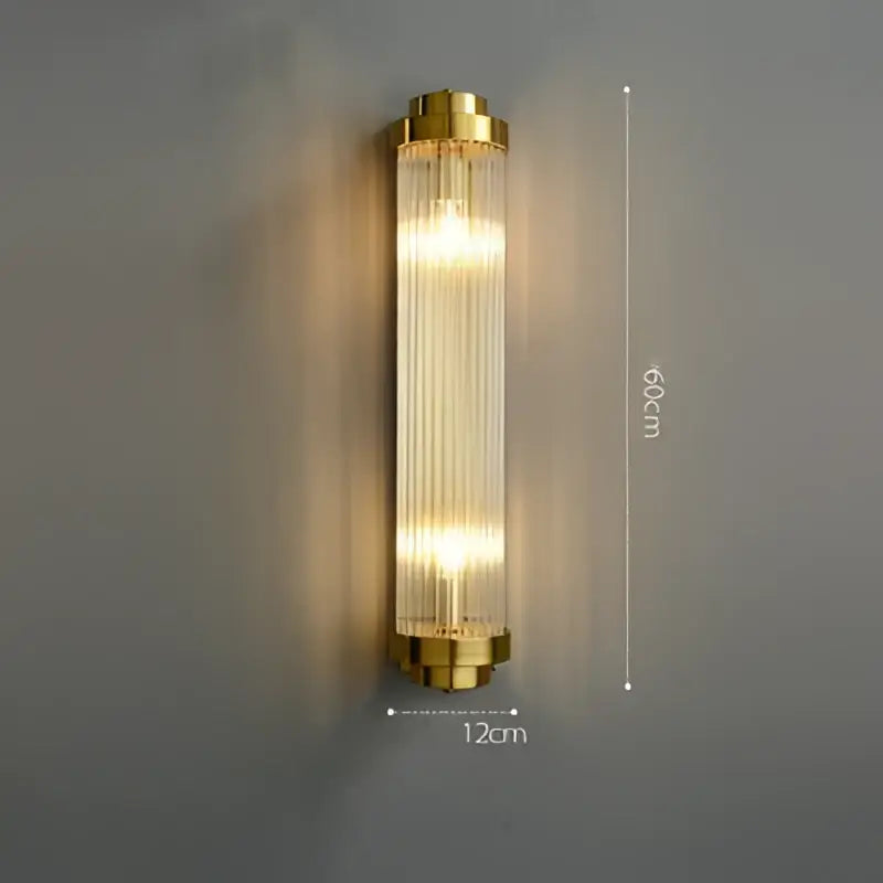 Wall Sconce Art Deco Gold Bedroom Light