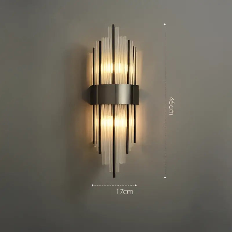 Wall Sconce Art Deco Gold Bedroom Light