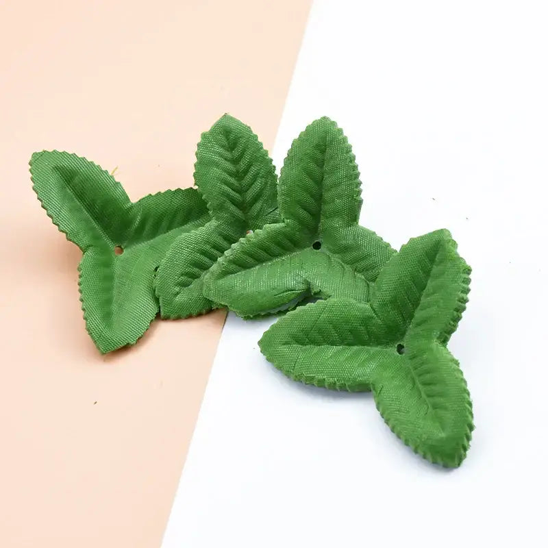 Green Silk Leaf Set
