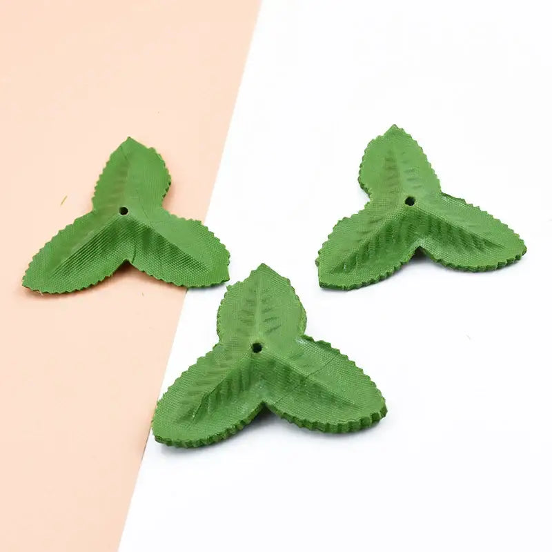 Green Silk Leaf Set