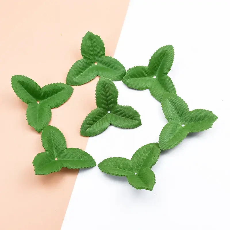 Green Silk Leaf Set