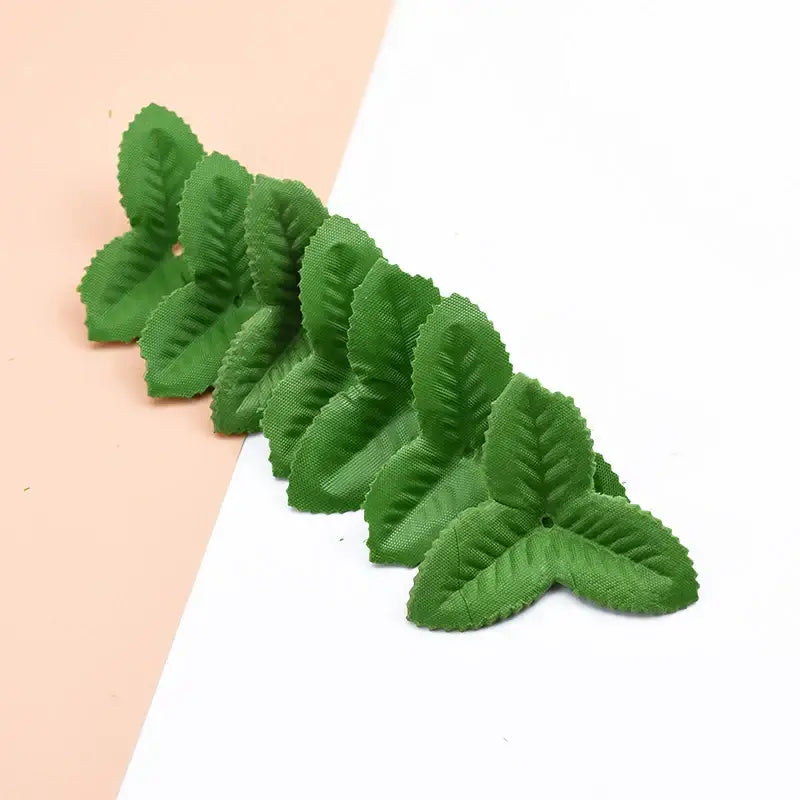 Green Silk Leaf Set