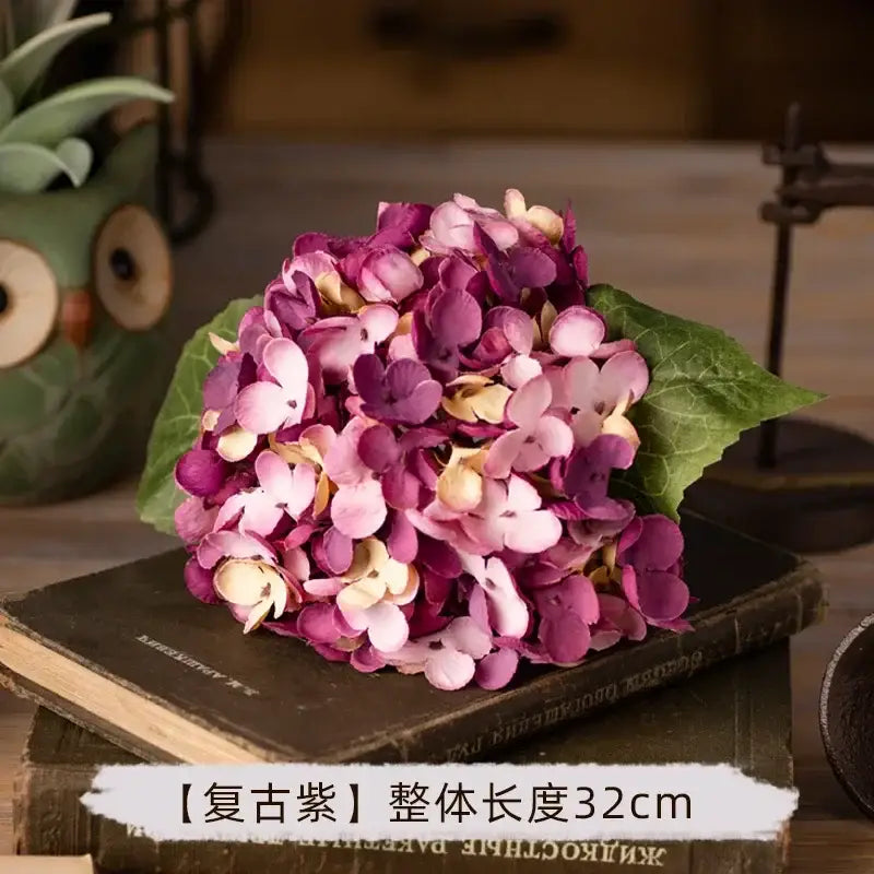 Silk Hydrangea Flower Arrangement