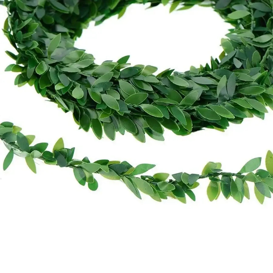 Green Ivy Leaf Wreath Set