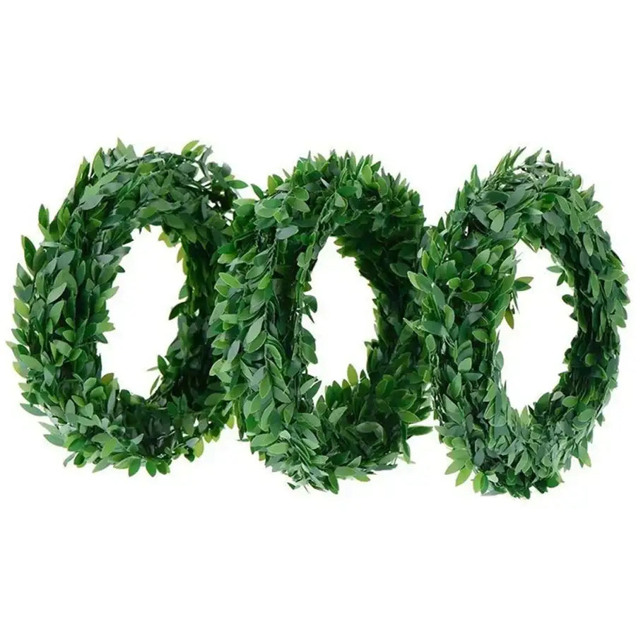 Green Ivy Leaf Wreath Set