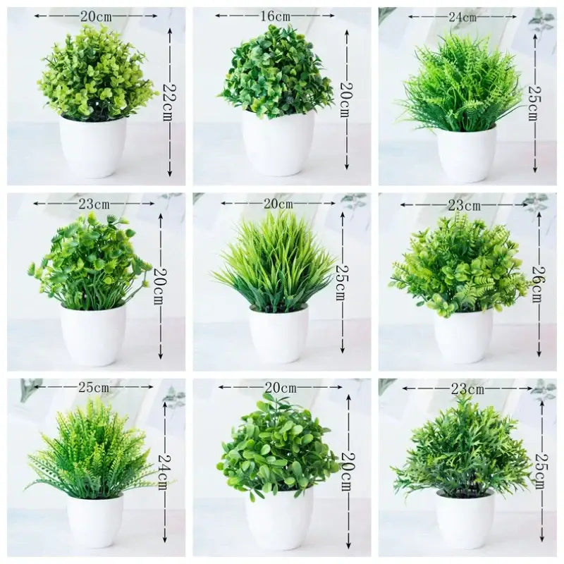 Artificial Mini Plant Set