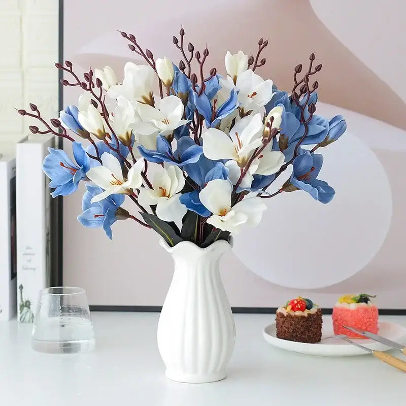 Artificial Orchid Magnolia Bouquet