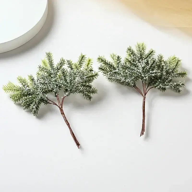 Gold Silver Pine Needles