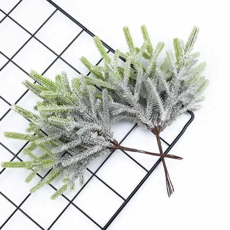 Green Gray Pine Plants