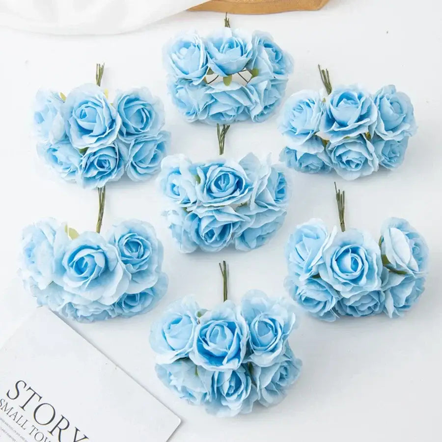 Beige Artificial Rose Bouquet