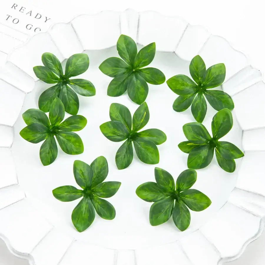 Green Rose Leaf Stems