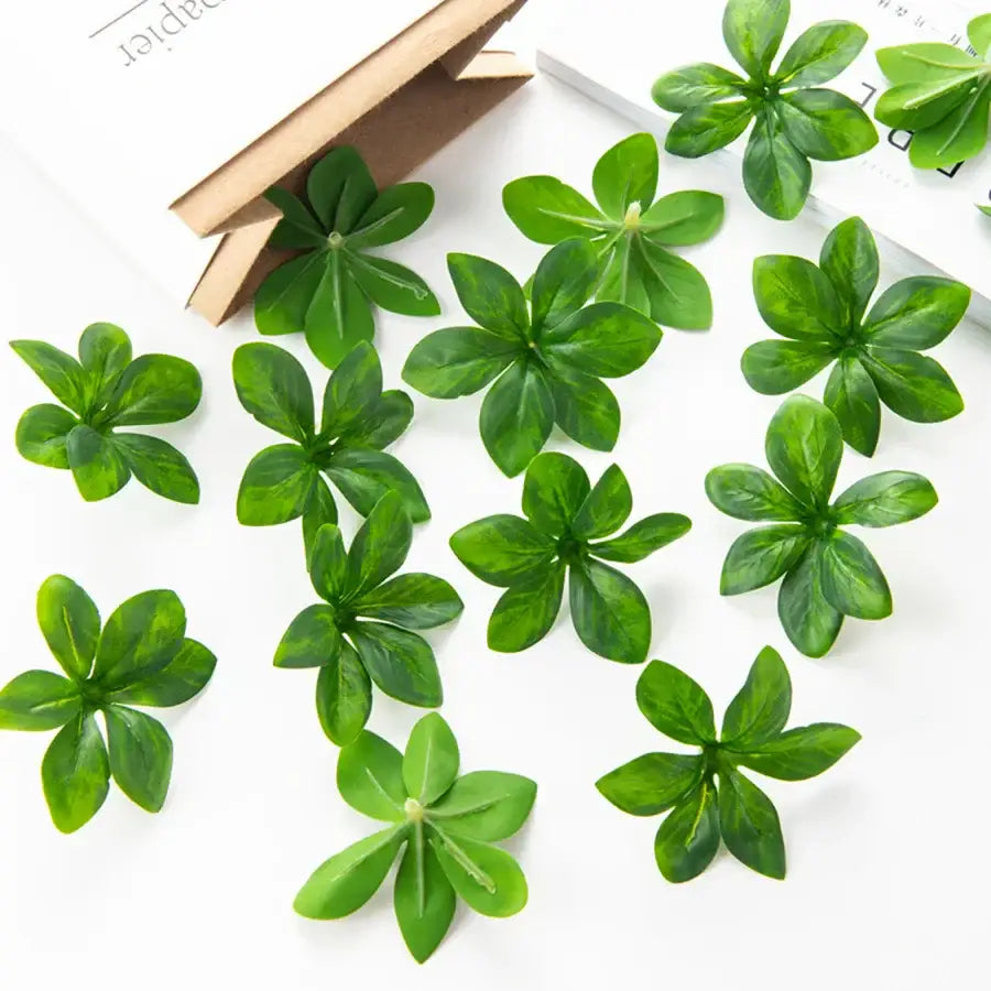 Green Rose Leaf Stems