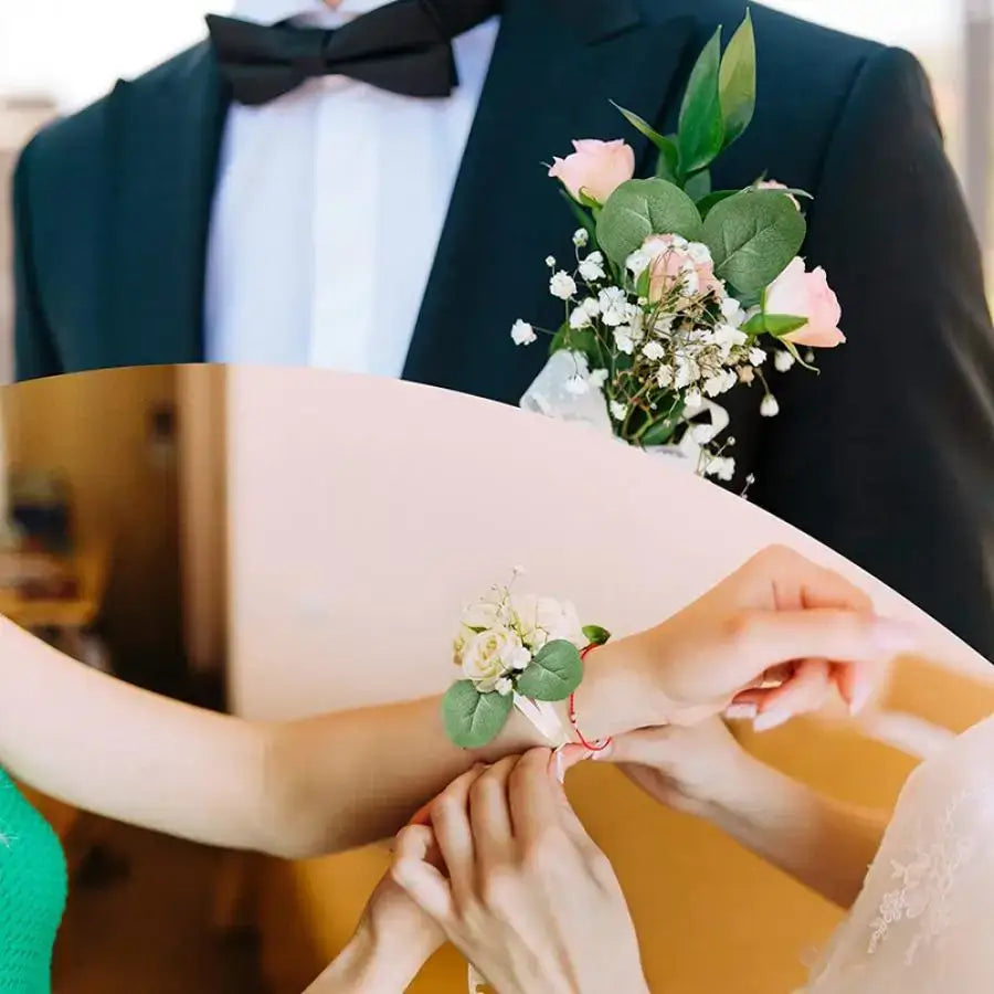 Green Silk Floral Arrangement
