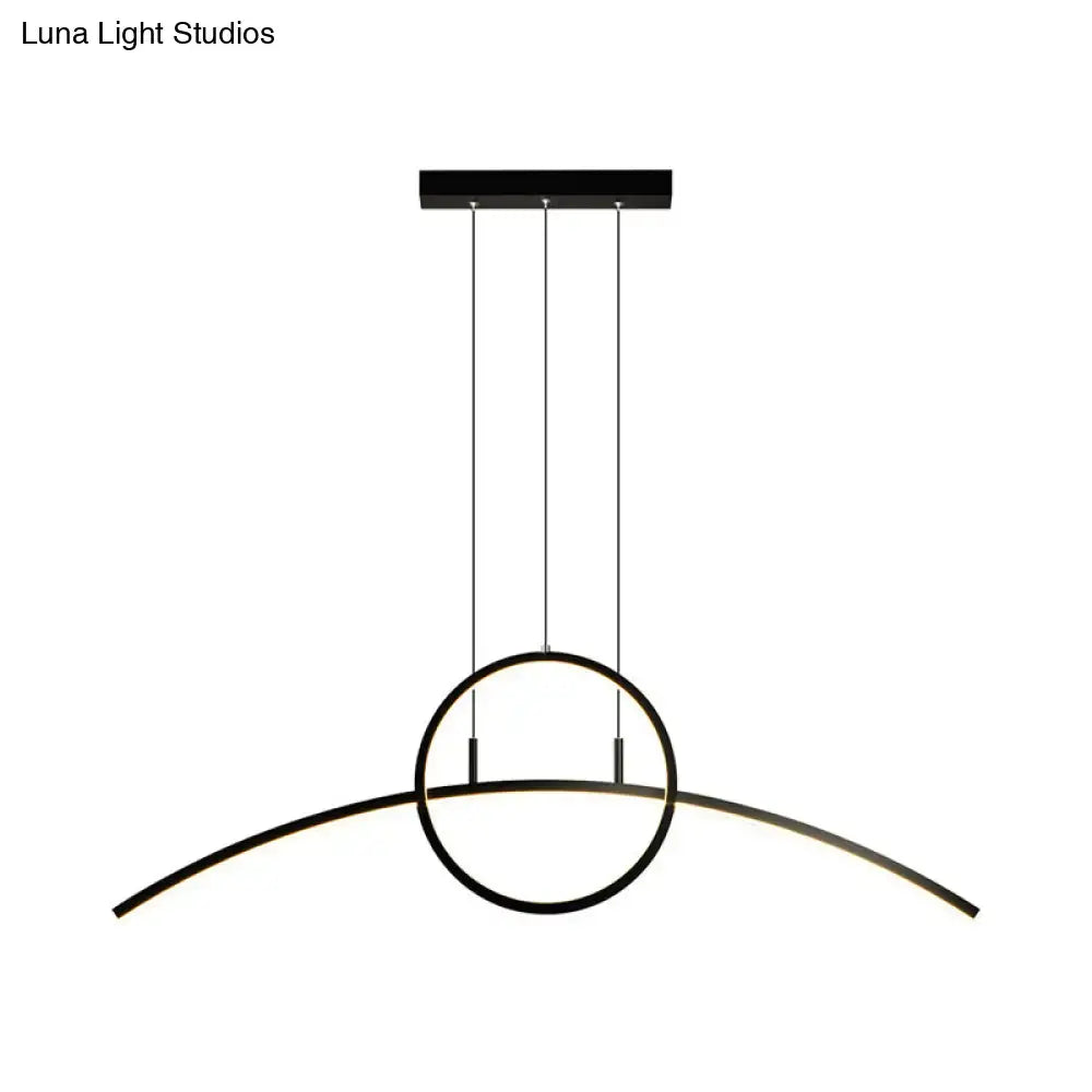 Black Minimalist Ceiling Light