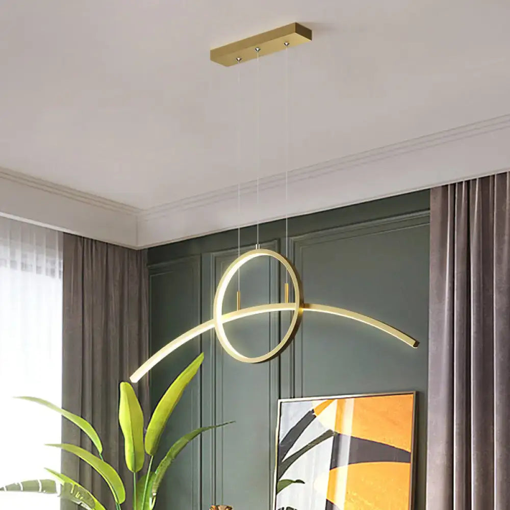 Black Minimalist Ceiling Light
