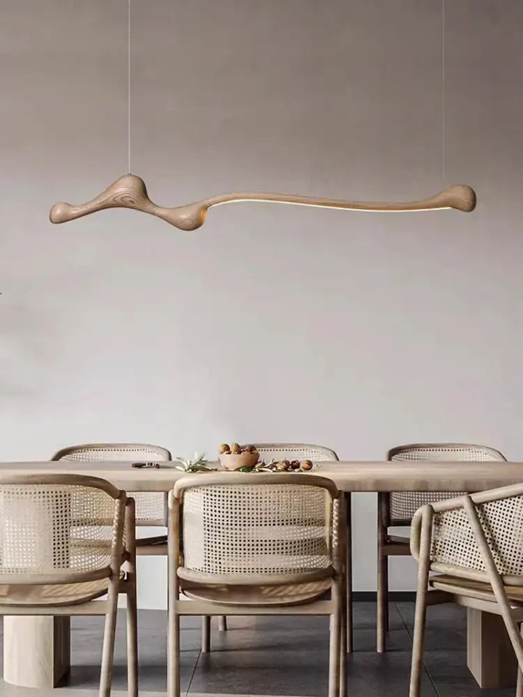 Ash Wood LED Pendant Light