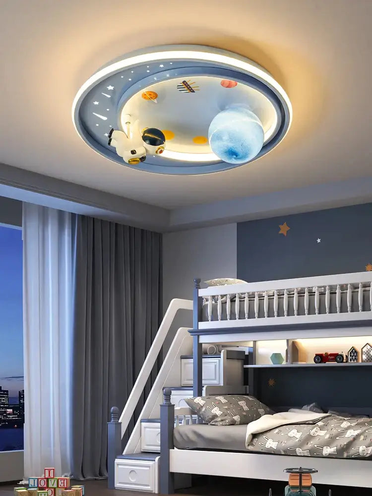 Astronaut Planet Ceiling Light