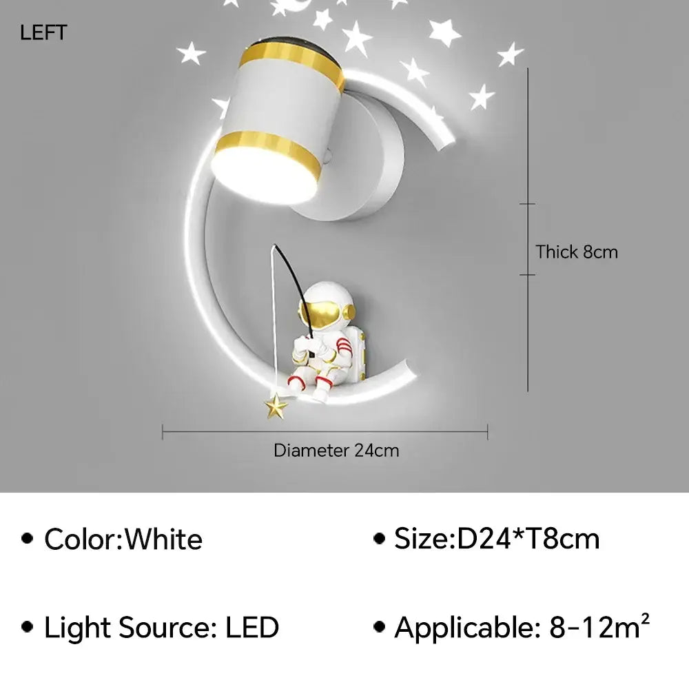 White Gold Wall Lamp