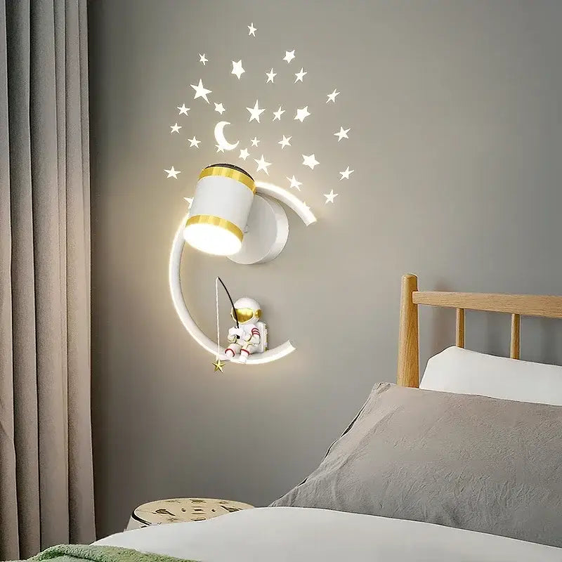 White Gold Wall Lamp