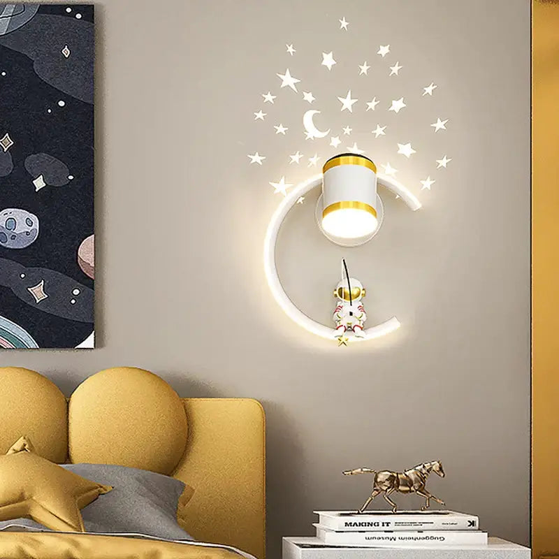 White Gold Wall Lamp