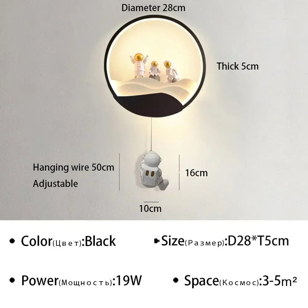 White Gold Wall Lamp