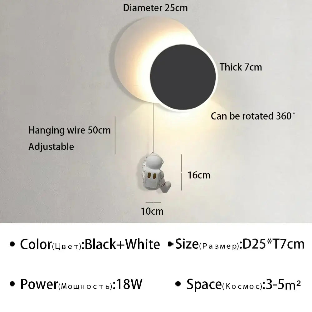White Gold Wall Lamp