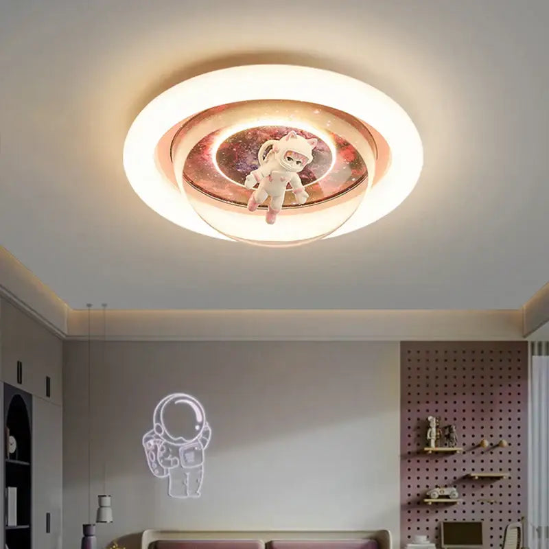 Pink Purple LED Ceiling Light