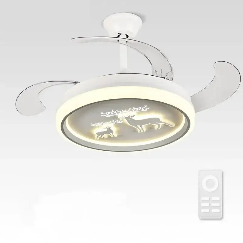 White Deer Ceiling Fan