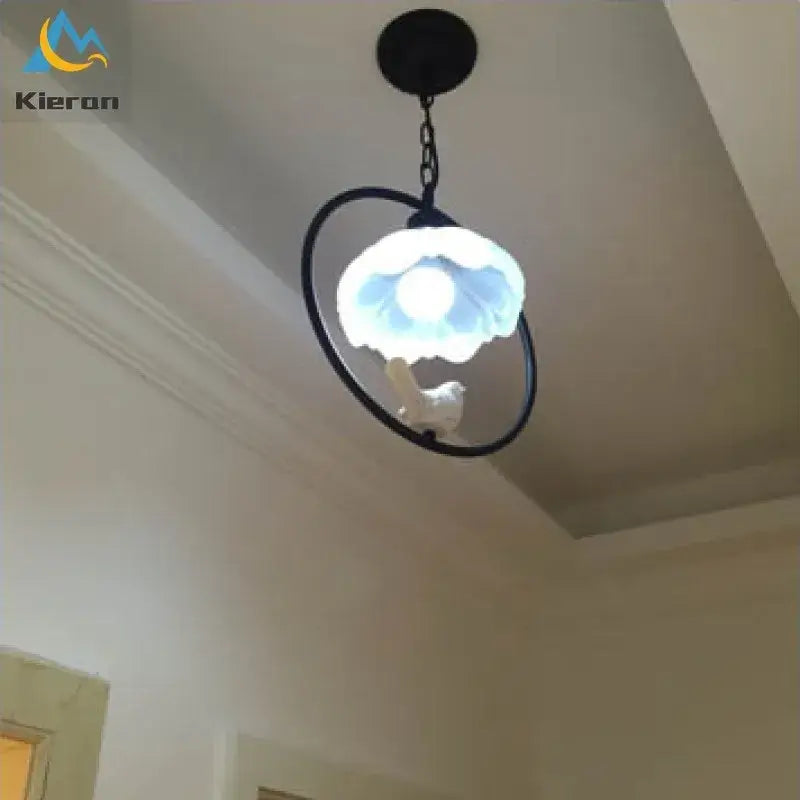 Black Birdcage LED Chandelier