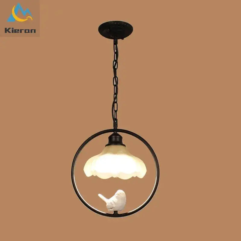 Black Birdcage LED Chandelier