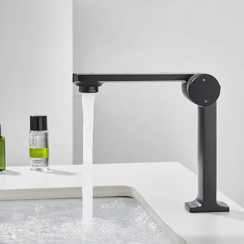 Black Gold Textured Faucet