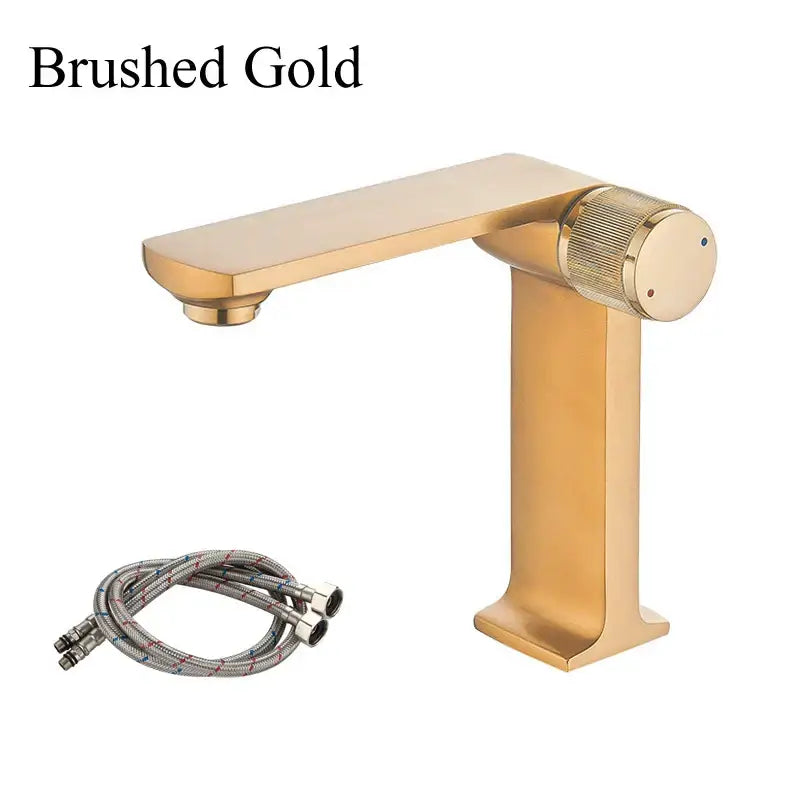 Black Gold Textured Faucet