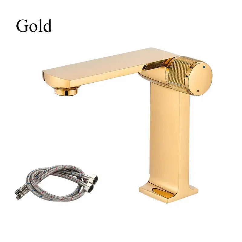 Black Gold Textured Faucet